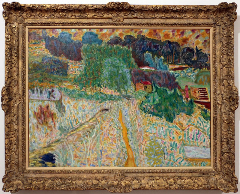 Vista desde el taller del artista, Le Cannet - Pierre Bonnard