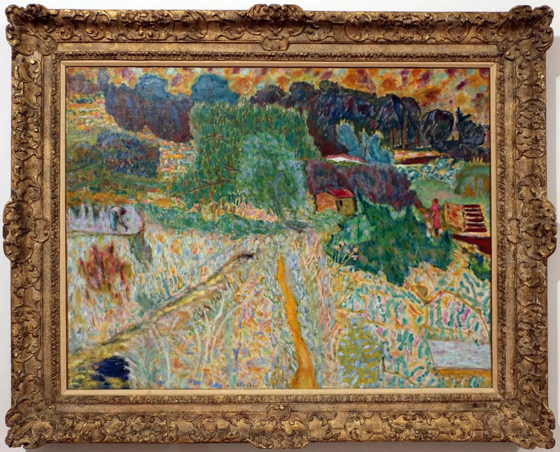 Vista desde el taller del artista, Le Cannet - Pierre Bonnard