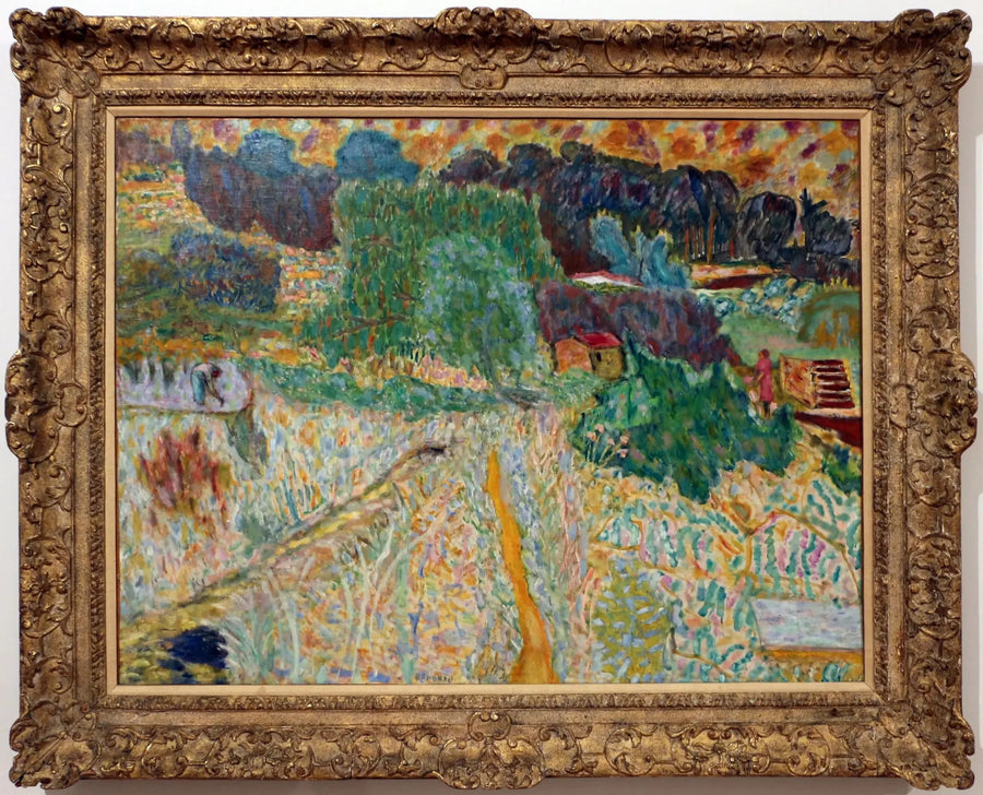 Vista desde el taller del artista, Le Cannet - Pierre Bonnard