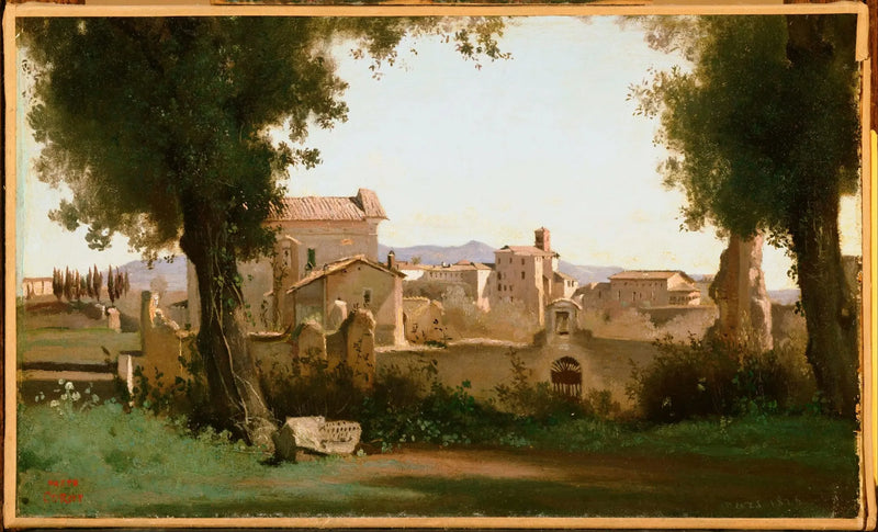Vista desde los jardines Farnese - Jean-Baptiste Camille Corot