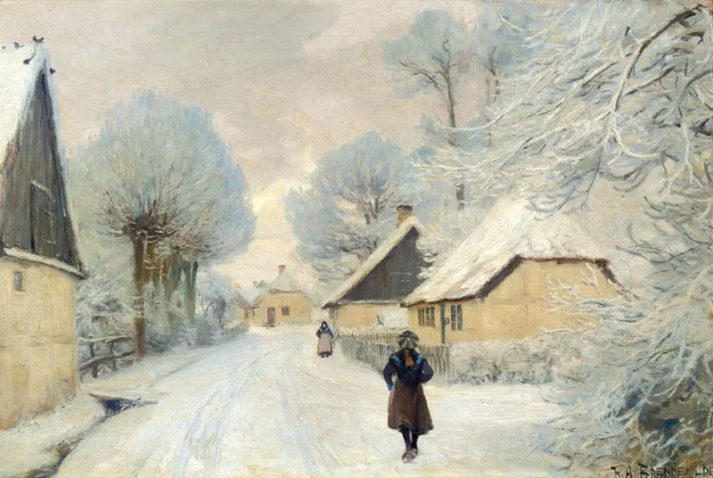 Vista desde Næstved. - H. A. Brendekilde