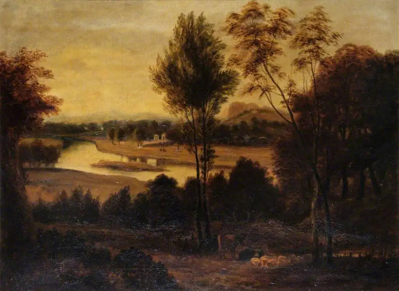 Vista desde Wick House, Richmond, Surrey - Joshua Reynolds