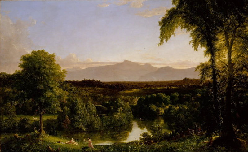 Vista de los Catskills, comienzo del otoño - Thomas Cole