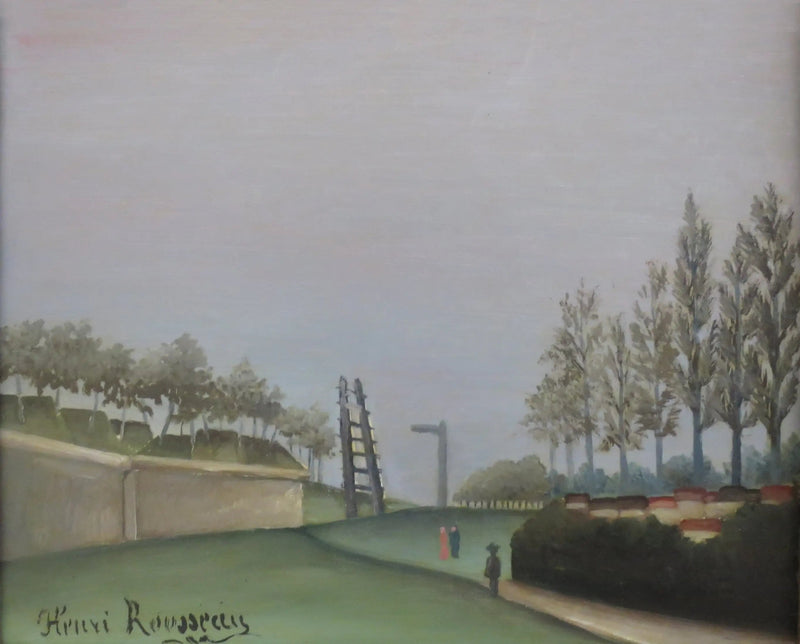 Vista de las fortificaciones a la izquierda de la puerta de Vanves - Henri Rousseau