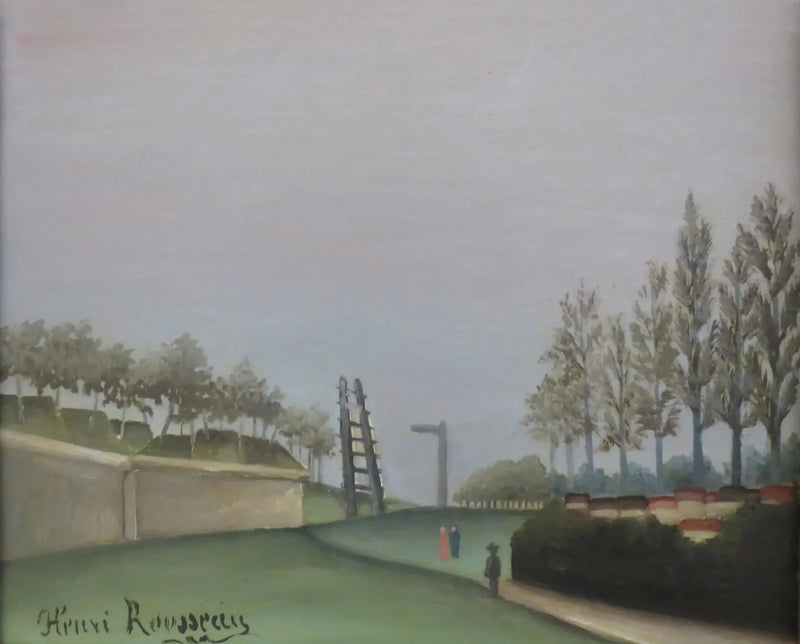 Vista de las fortificaciones a la izquierda de la puerta de Vanves - Henri Rousseau