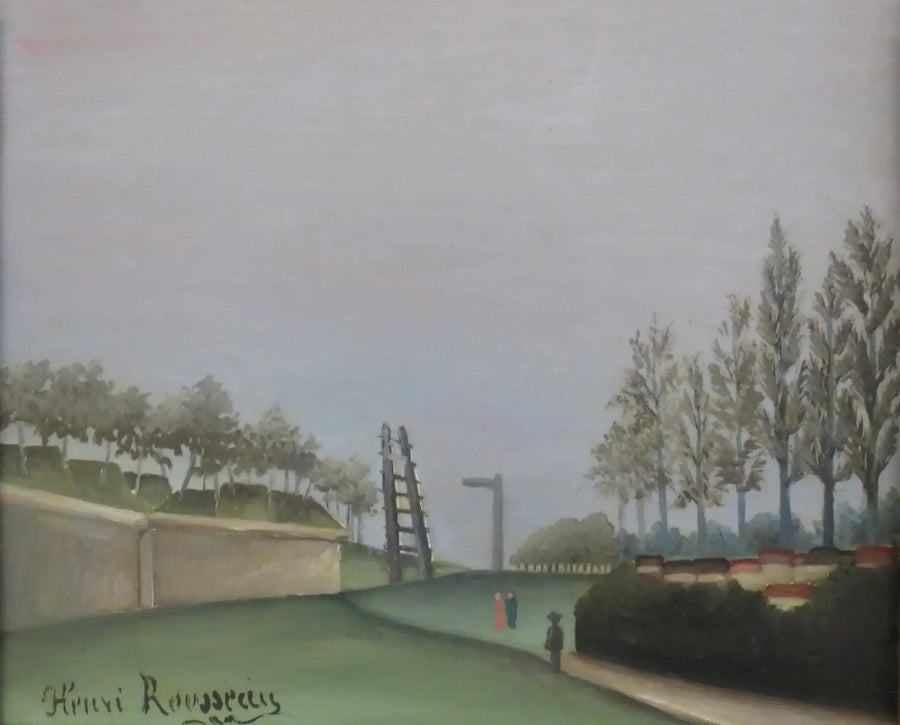 Vista de las fortificaciones a la izquierda de la puerta de Vanves - Henri Rousseau
