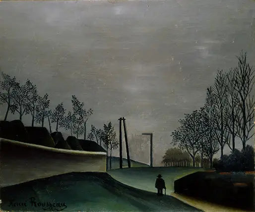 Vista de las fortificaciones - Henri Rousseau