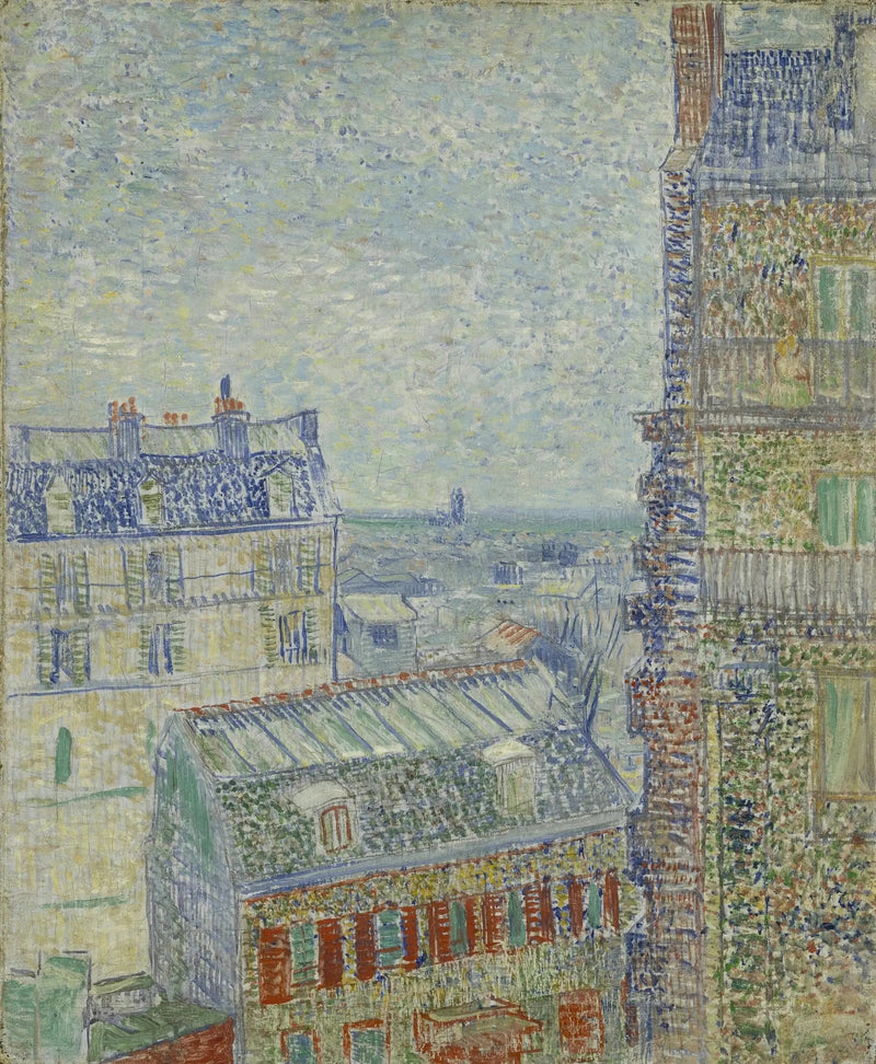 Vista de los tejados de París - Vincent van Gogh
