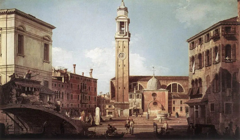 Vista del campamento de los Santos Apóstoles - Canaletto