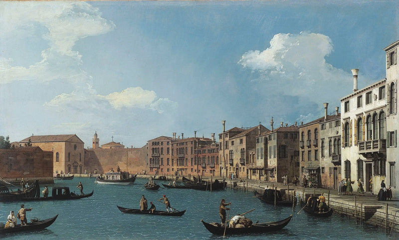 Vista del canal de Santa Chiara, Venecia - Canaletto