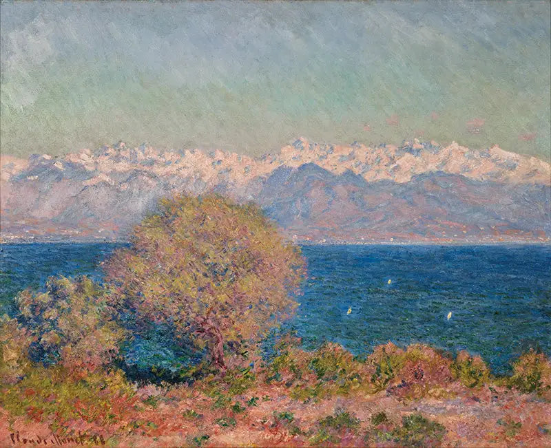 Vista del cabo de Antibes - Claude Monet