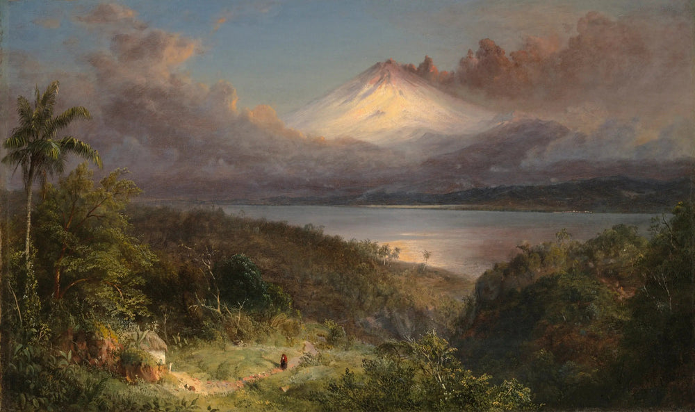 Vue du Cotopaxi - Frederic Edwin Church image 1 reproduction réalisée par Alpha Reproduction