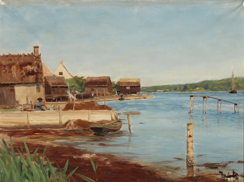 Vista del fiordo de Roskilde en Jyllinge. - H. A. Brendekilde