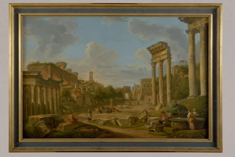 Vista del foro en Roma - Giovanni Paolo Panini