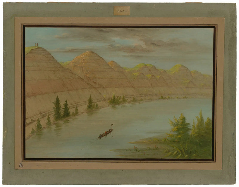 Vista del « Gran Desvío », Alto-Misuri - George Catlin