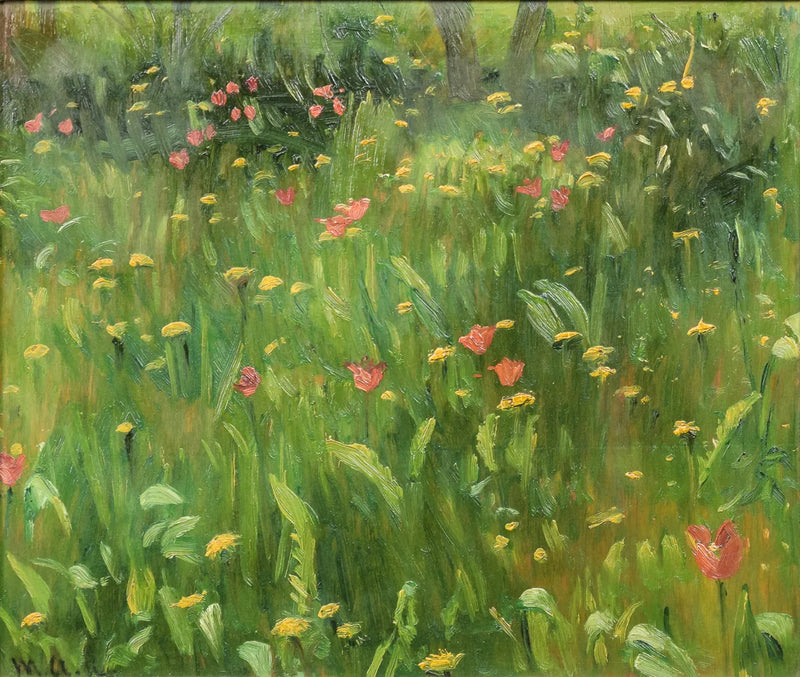 Vista del jardín Ancher. -Michael Peter Ancher