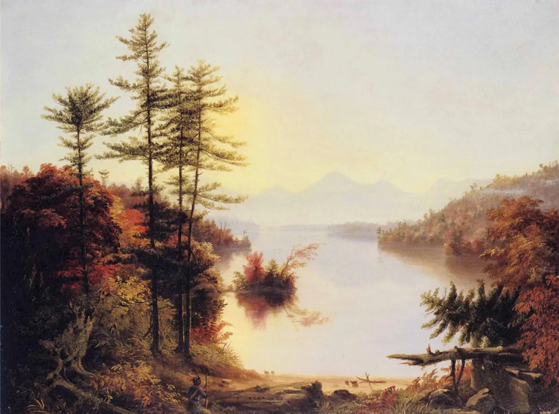 Vista del lago Winnipiseogee - Thomas Cole