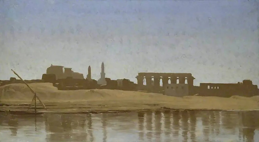 Vista del Nilo en Luxor - Jean-Léon Gérôme