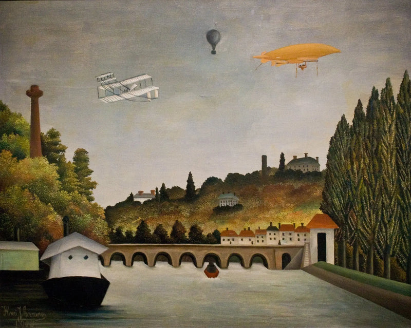 Vista del puente de Sèvres - Henri Rousseau