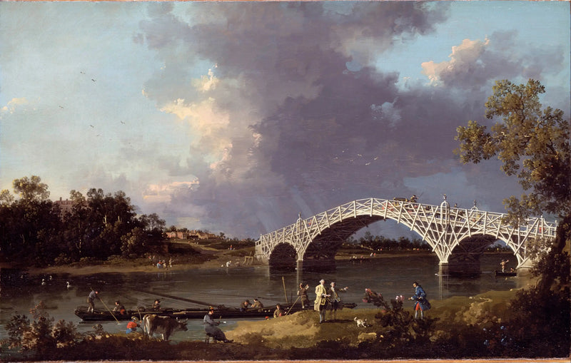 Vista del puente de Walton - Canaletto