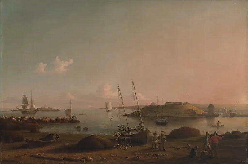 Vista del puerto de Gloucester - Fitz Henry Lane