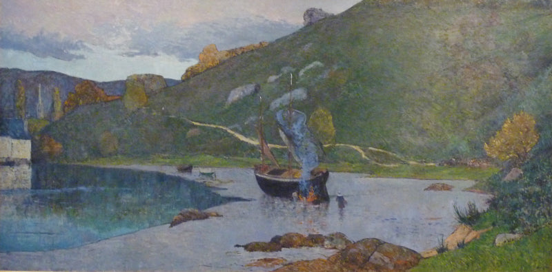 Vista del puerto de Pont-Aven - Maxime Maufra