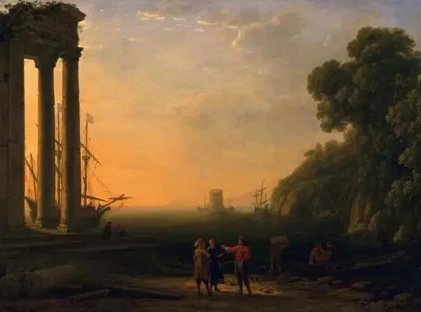 Vista del puerto marítimo - Claude Lorrain
