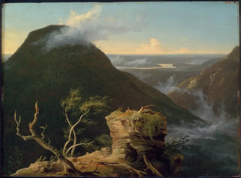Vista del Round-Top en las montañas Catskill - Thomas Cole