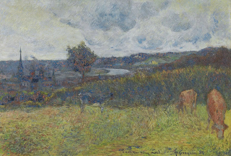 Vista general de Ruan - Paul Gauguin