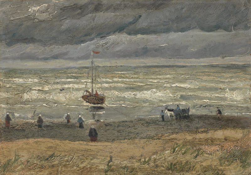 Vista al mar en Scheveningen - Vincent van Gogh