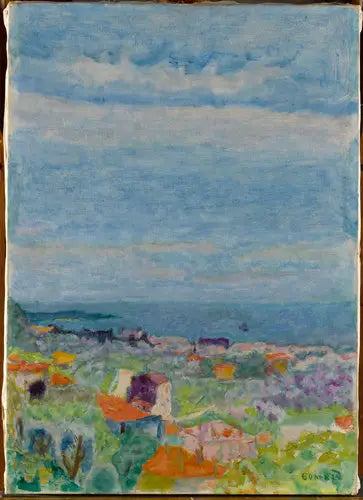 Vista panorámica, Le Cannet - Pierre Bonnard