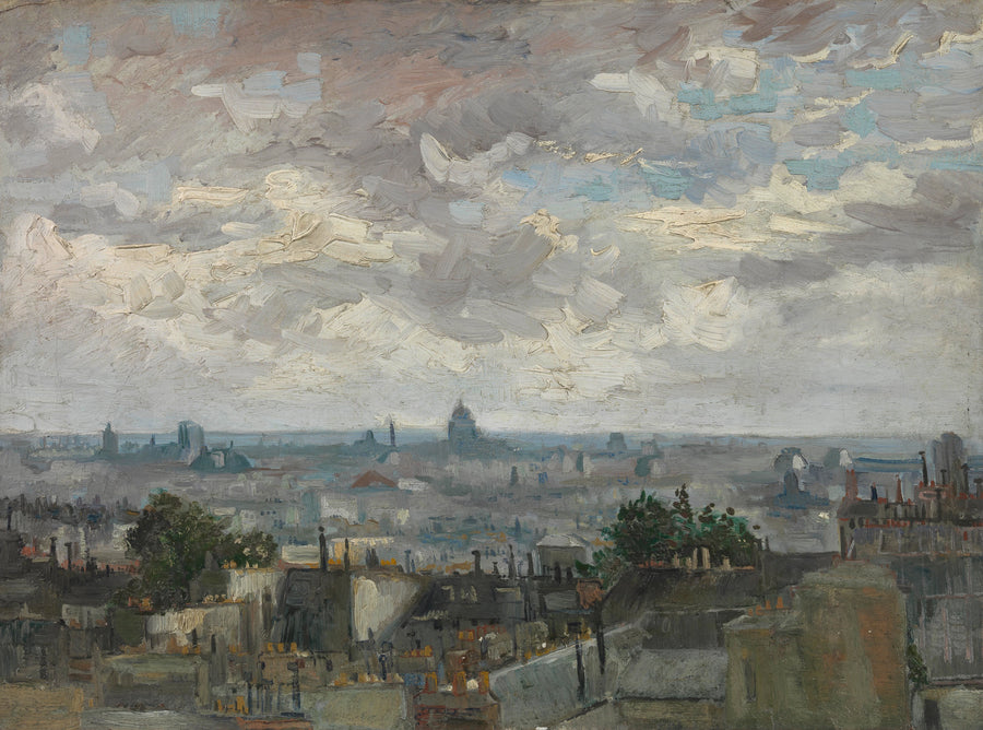 Vista de París - Vincent van Gogh