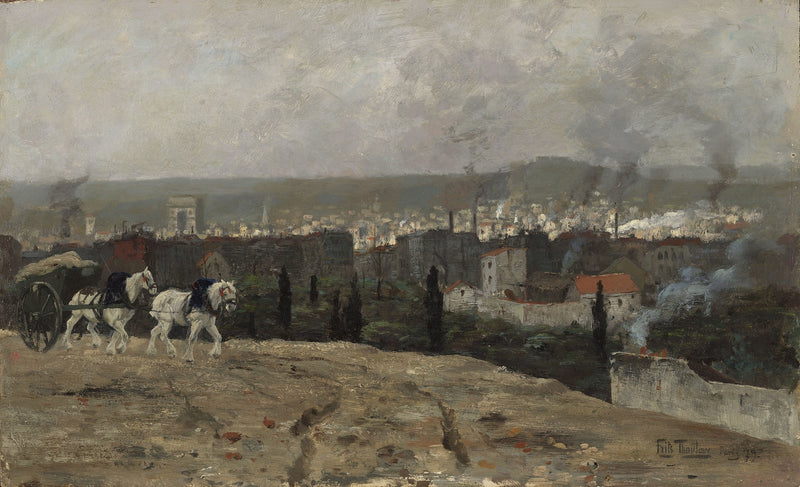 Vista parisina - Frits Thaulow