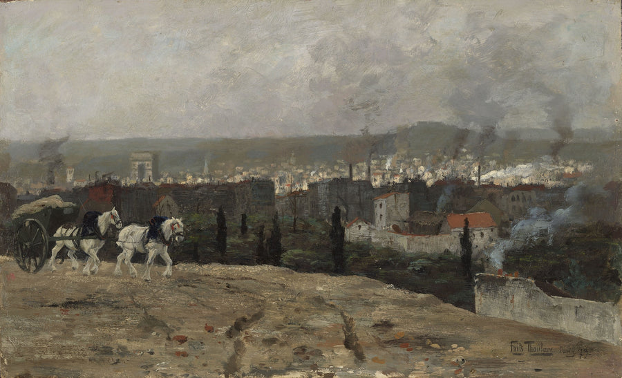 Vista parisina - Frits Thaulow