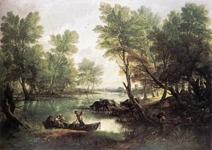 Vista cerca de King's Bromley, en Trent, Staffordshire - Thomas Gainsborough