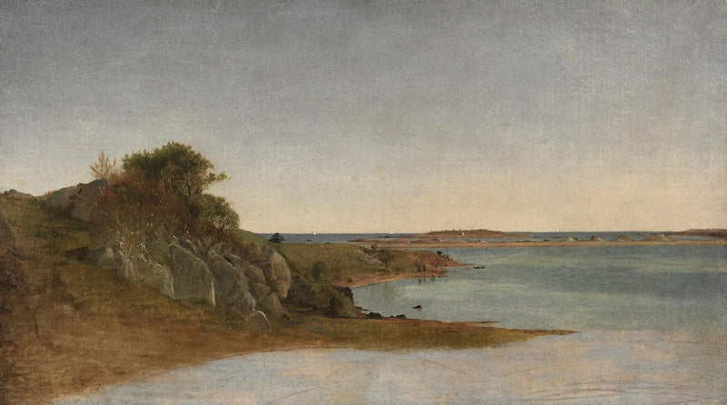 Vista cerca de Newport - John Frederick Kensett