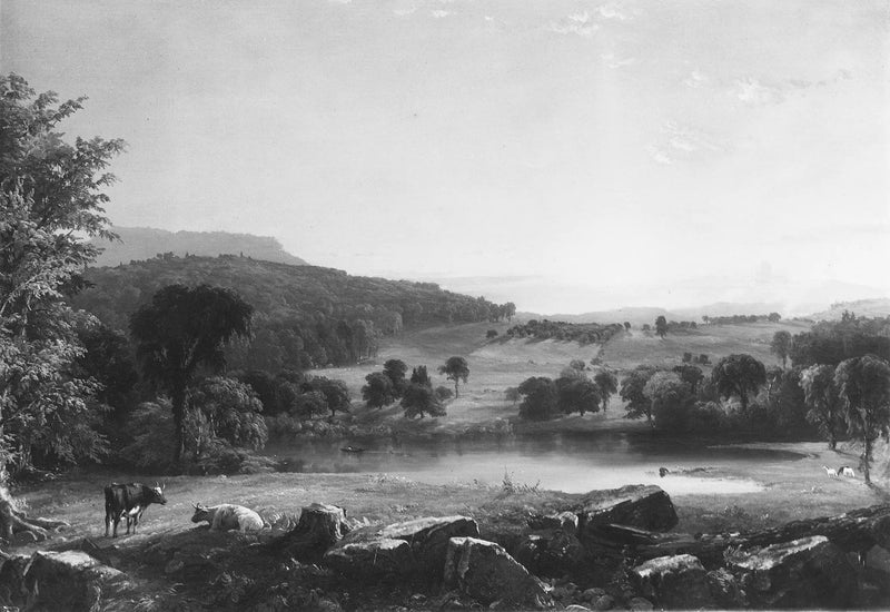 Vista cerca de Sherburne, condado de Chenango, Nueva York - Jasper Francis Cropsey