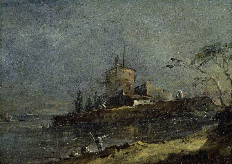 Vista cerca de Venecia - Francesco Guardi