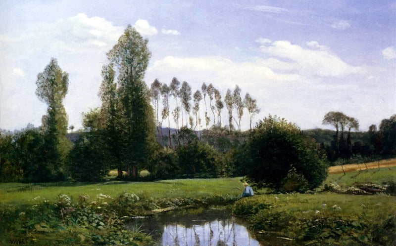 Vista tomada en Rouelles W1 - Claude Monet