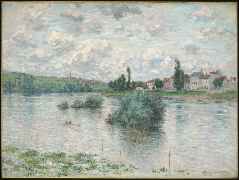 Vista del Sena en Lavacourt W540 - Claude Monet