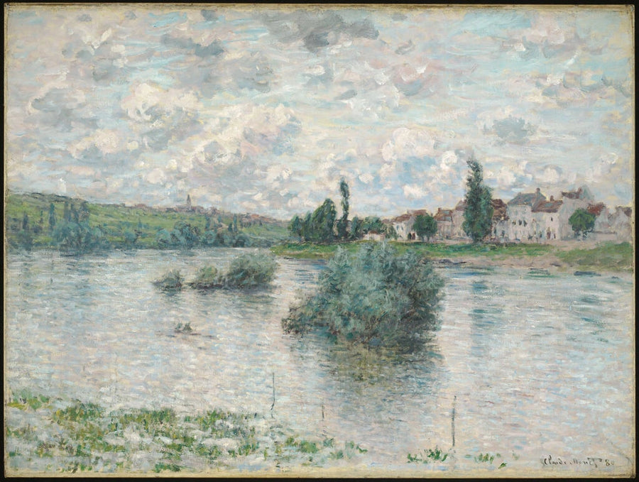 Vista del Sena en Lavacourt W540 - Claude Monet
