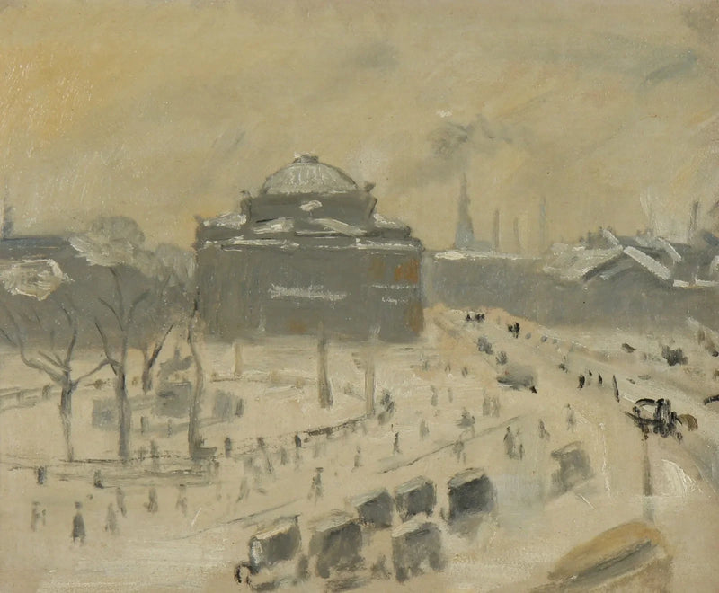 Vista de Kongens Nytorv, Copenhague. -Michael Peter Ancher