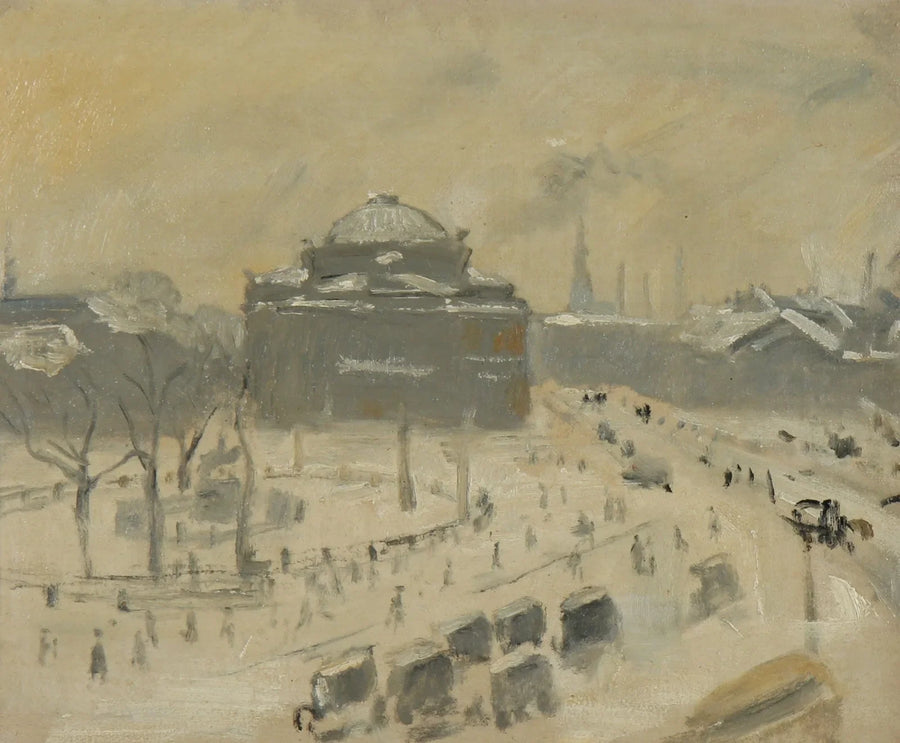 Vista de Kongens Nytorv, Copenhague. -Michael Peter Ancher