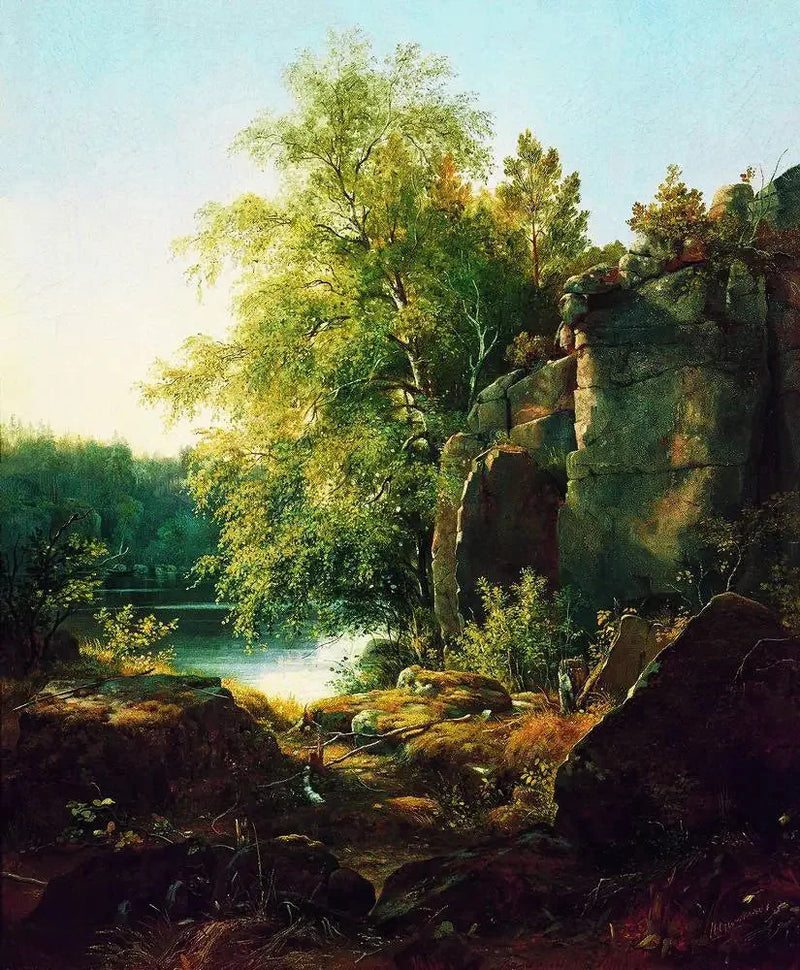 Vista de la isla de Valaam - Ivan Chichkine