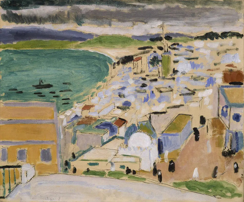 Vista de la bahía de Tánger - Henri Matisse