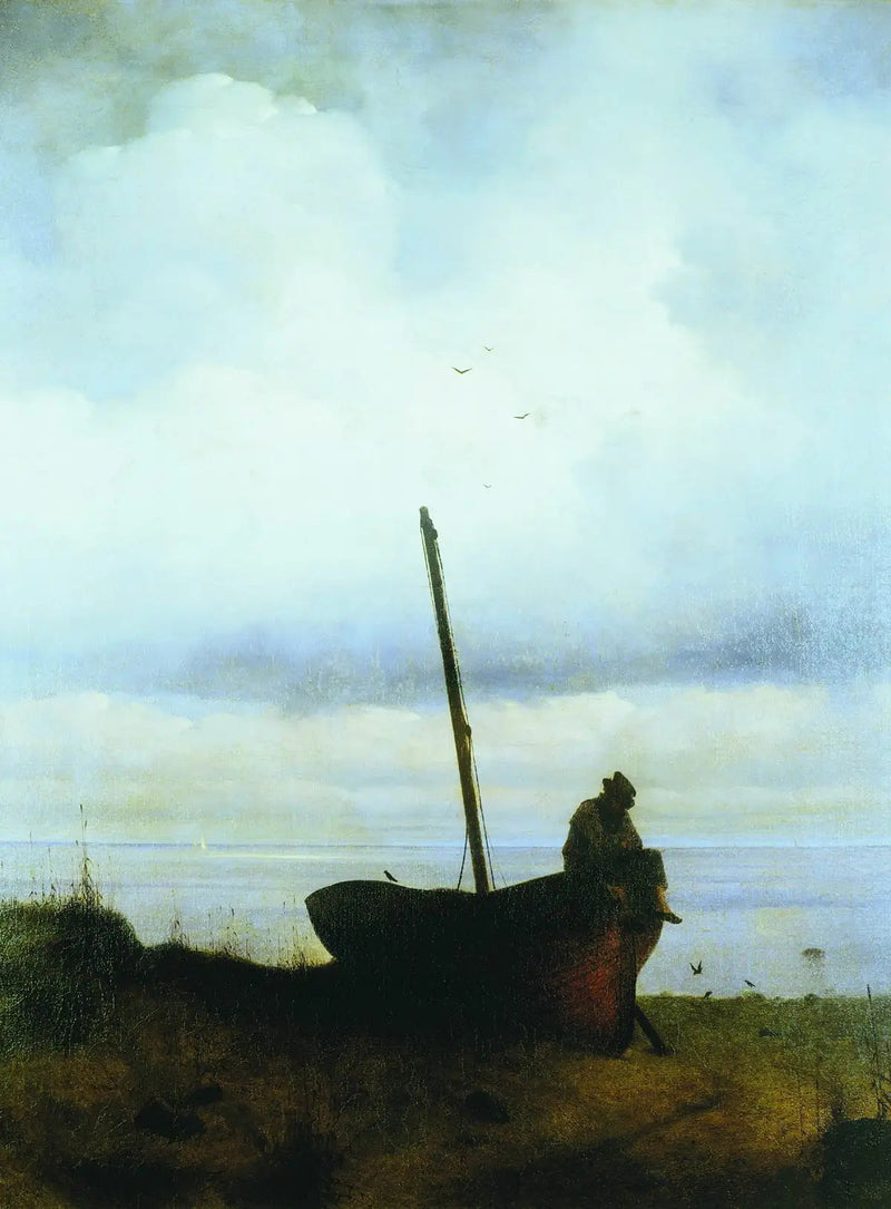 Vista de la costa cerca de San Petersburgo - Ivan Aivazovski