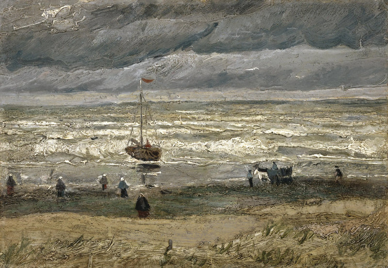 Vista al mar en Scheveningen - Vincent van Gogh