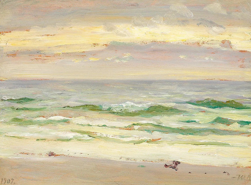 Vista al mar. -Michael Peter Ancher