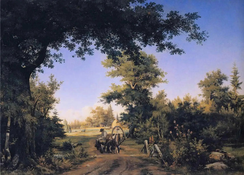 Vista de los suburbios de San Petersburgo - Ivan Chichkine