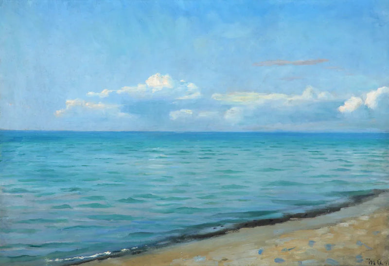 Vista a la playa, Skagen. -Michael Peter Ancher
